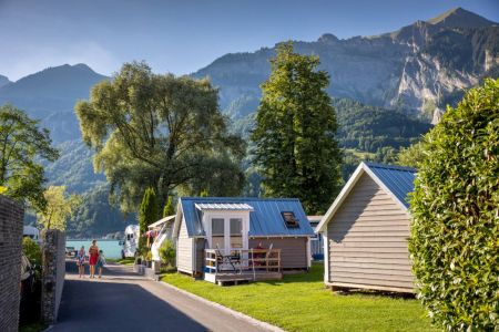 Rentals at Camping Aaregg in Brienz on Lake Brienz, Switzerland